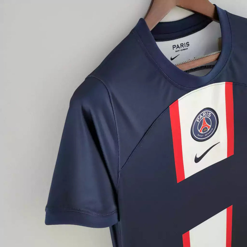 Camisa Paris Saint-Germain PSG Home 22/23 Torcedor Masculina - Azul