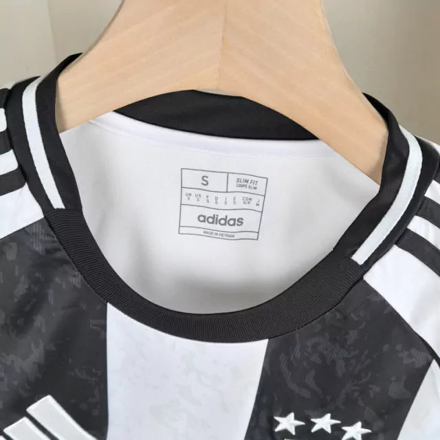 Camisa Juventus I 24/25 - Torcedor Adidas Masculina - Preto e Branco