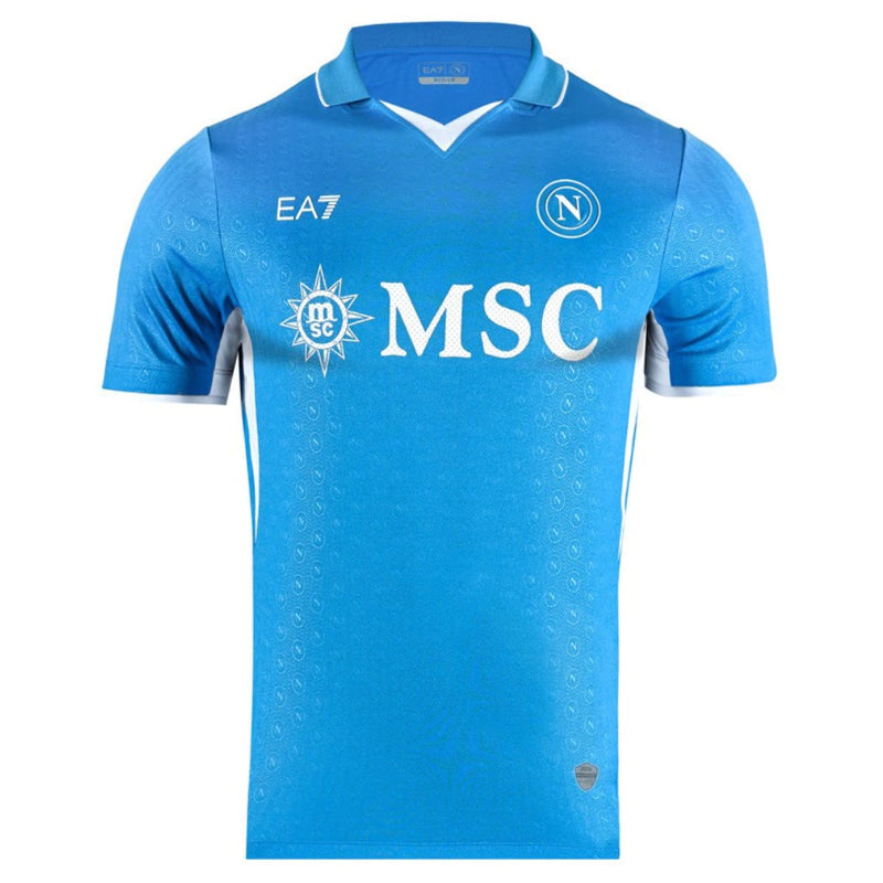 Camisa Napoli Home 24/25 - Torcedor EA7 Masculina - Azul