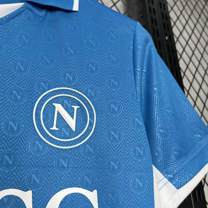 Camisa Napoli Home 24/25 - Torcedor EA7 Masculina - Azul