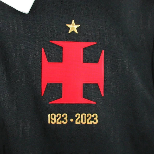 Camisa Do Vasco Da Gama - III 23/24 - Preta - Polo