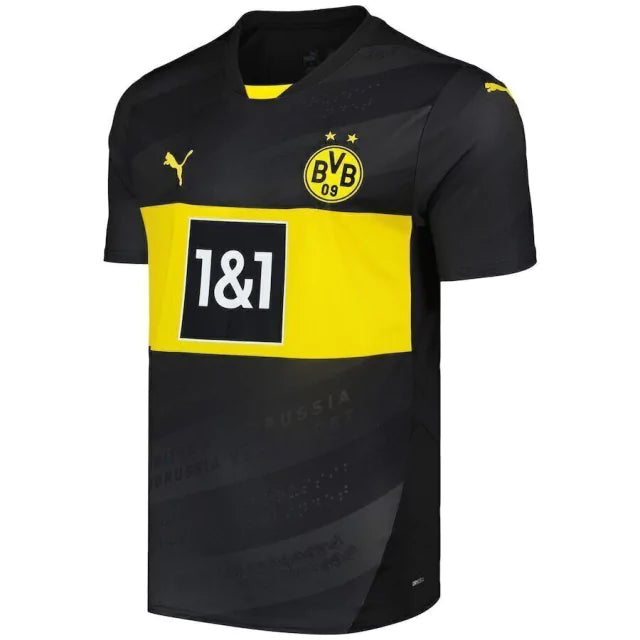 Camisa Borussia Dortmund Away 2024/25 Torcedor Puma Masculina - Preto