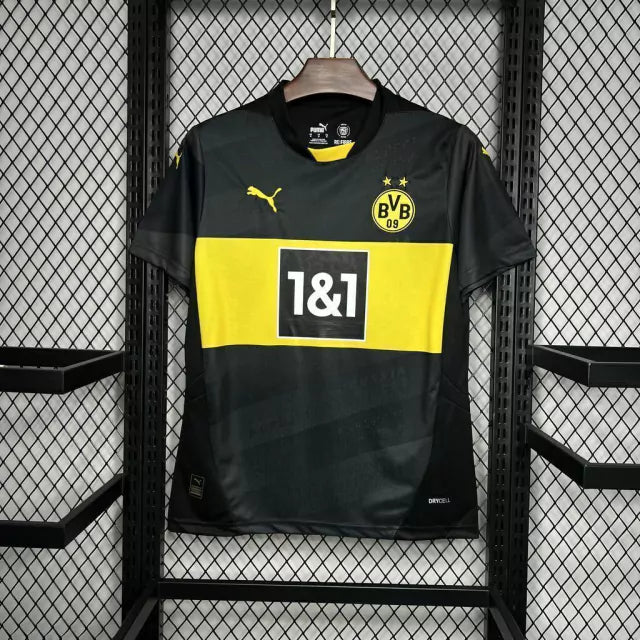 Camisa Borussia Dortmund Away 2024/25 Torcedor Puma Masculina - Preto