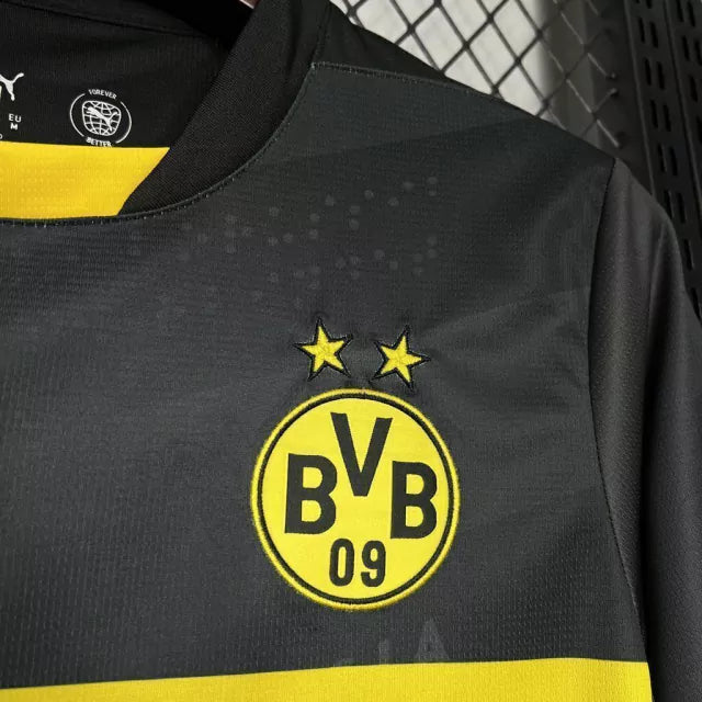 Camisa Borussia Dortmund Away 2024/25 Torcedor Puma Masculina - Preto