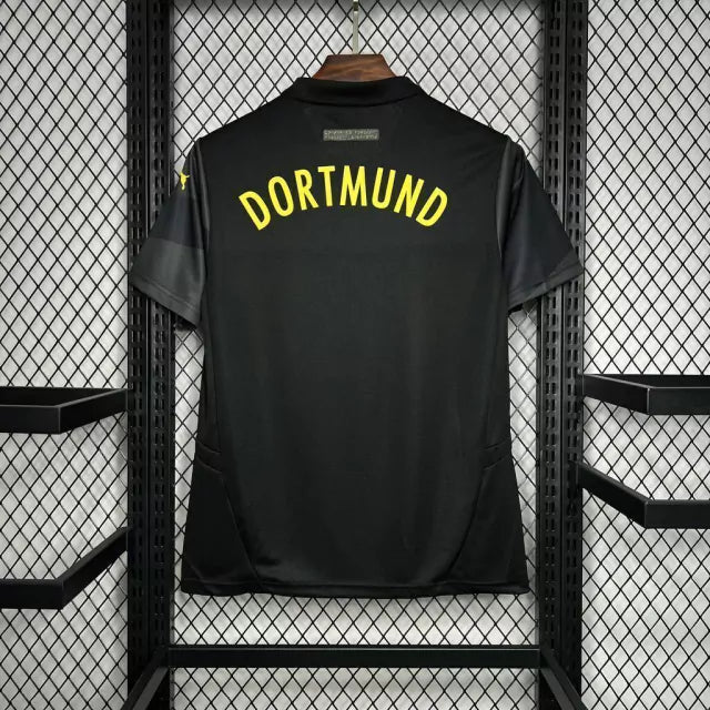 Camisa Borussia Dortmund Away 2024/25 Torcedor Puma Masculina - Preto