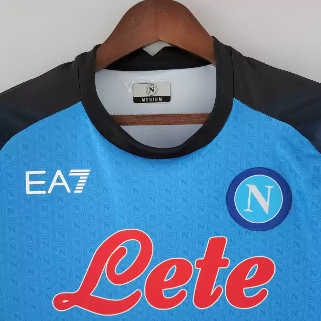 Camisa Napoli Home 22/23 Torcedor EA7 Masculina - Azul