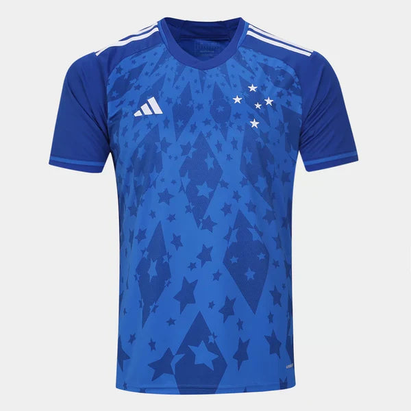 Camisa Cruzeiro I 24/25 Torcedor Adidas Masculina - Azul