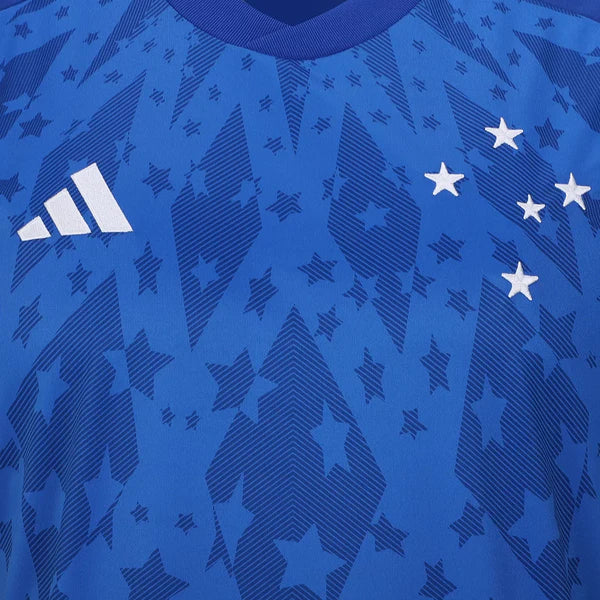 Camisa Cruzeiro I 24/25 Torcedor Adidas Masculina - Azul