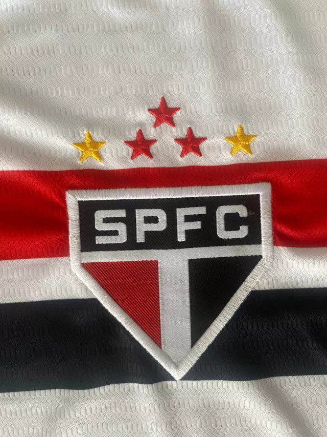 Camisa São Paulo I 24/25 Torcedor Masculina - Branco - New Balance