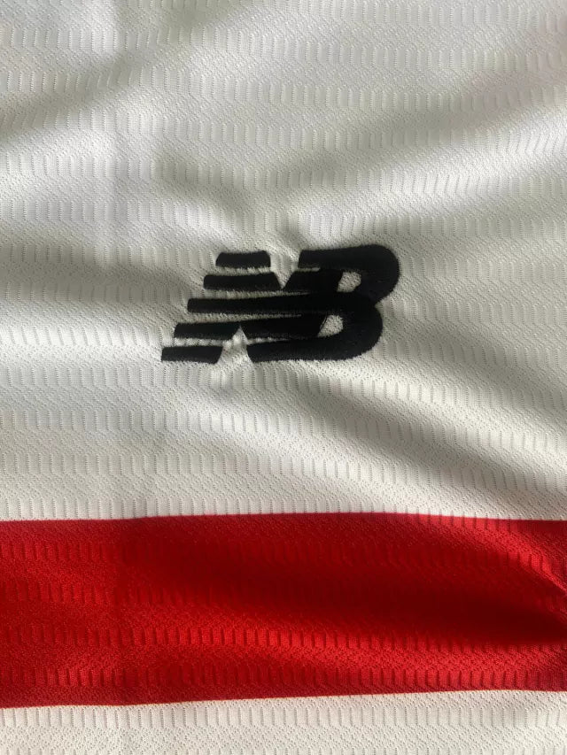 Camisa São Paulo I 24/25 Torcedor Masculina - Branco - New Balance