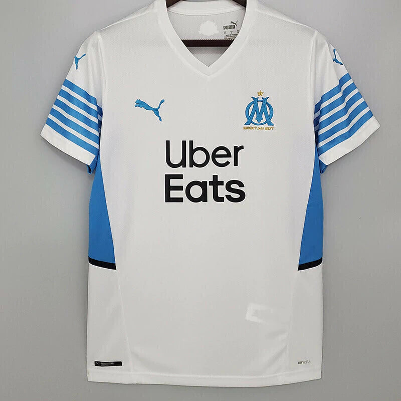 Camisa Olympique de Marseille I 21/22 Branca e Azul - Puma