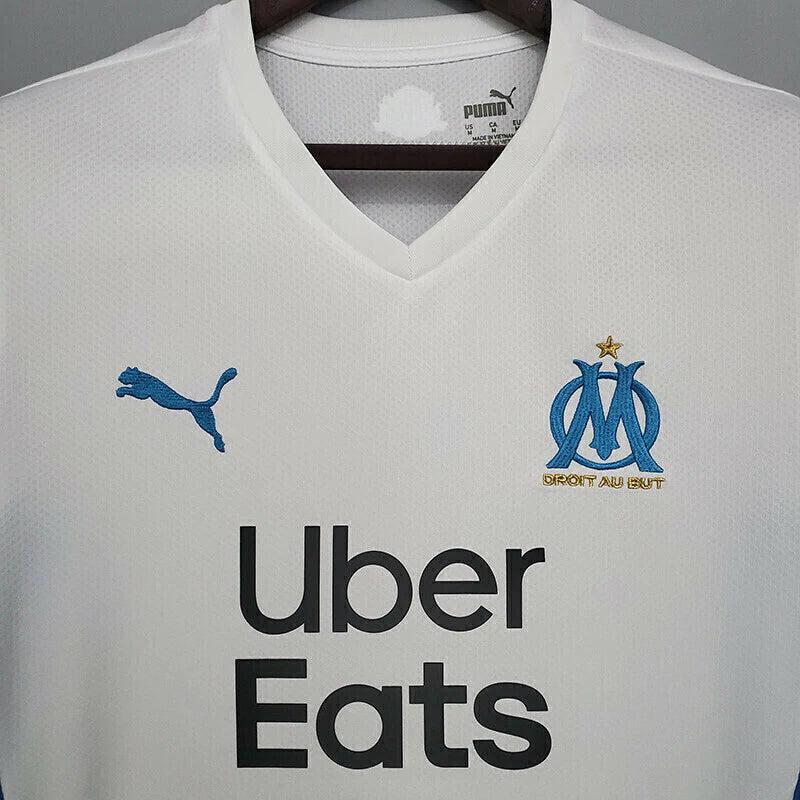 Camisa Olympique de Marseille I 21/22 Branca e Azul - Puma