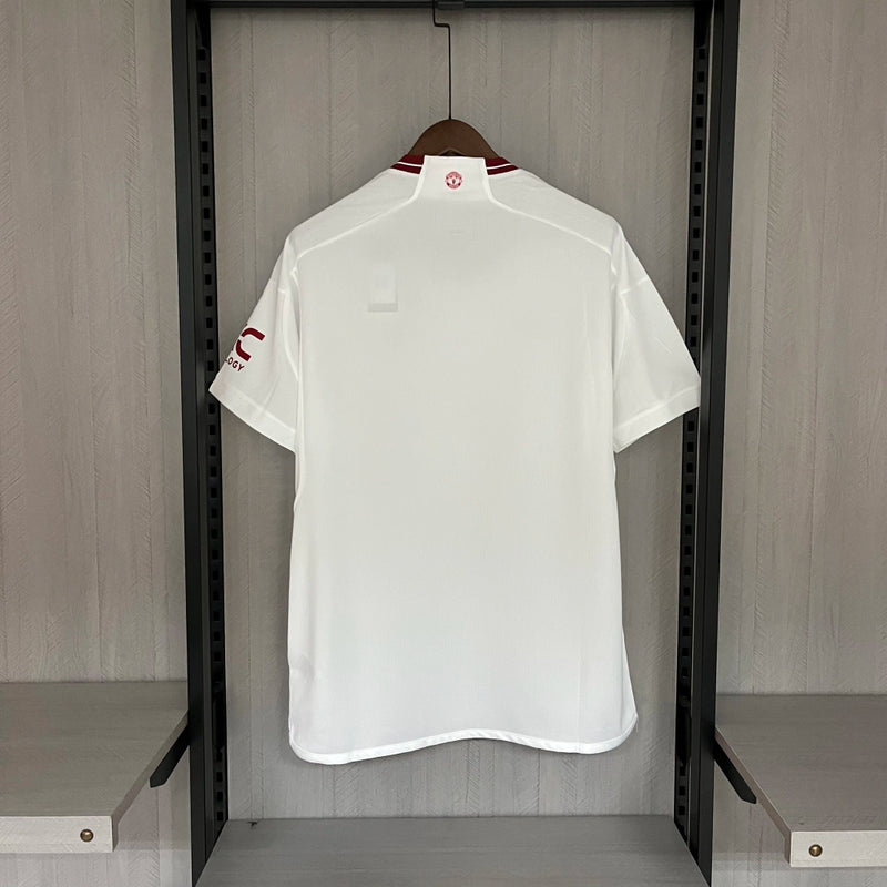 Camisa Manchester United Home 23/24 Torcedor Adidas Masculina - Branco