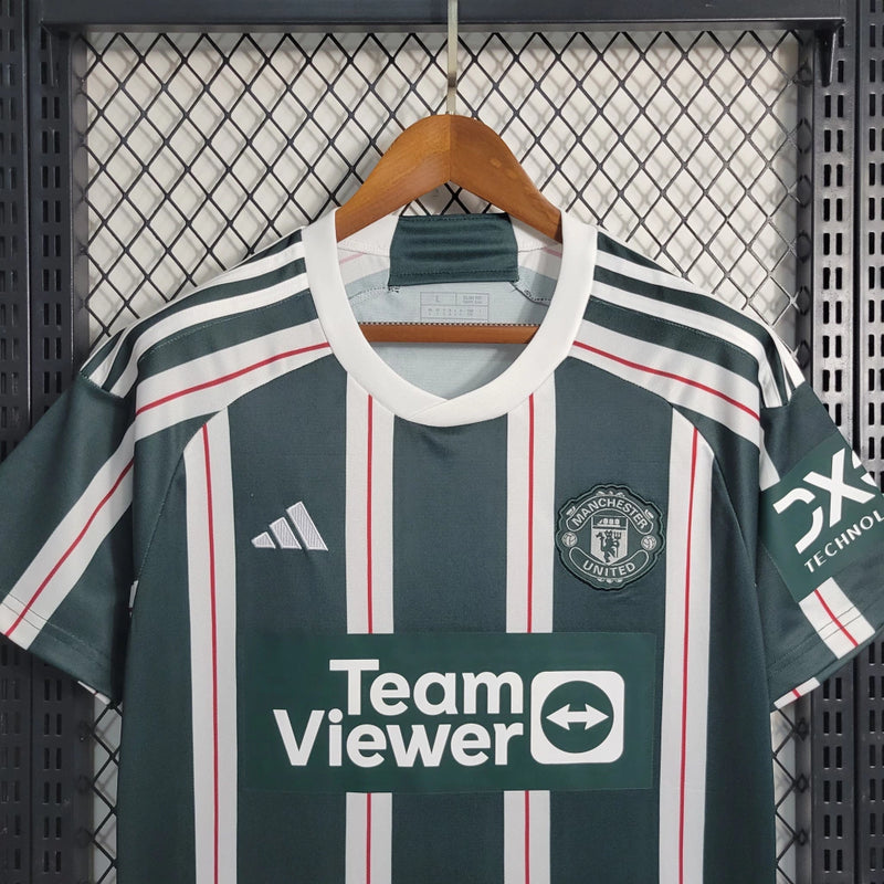 Camisa Manchester United 23/24 - Torcedor Adidas Masculina - Verde