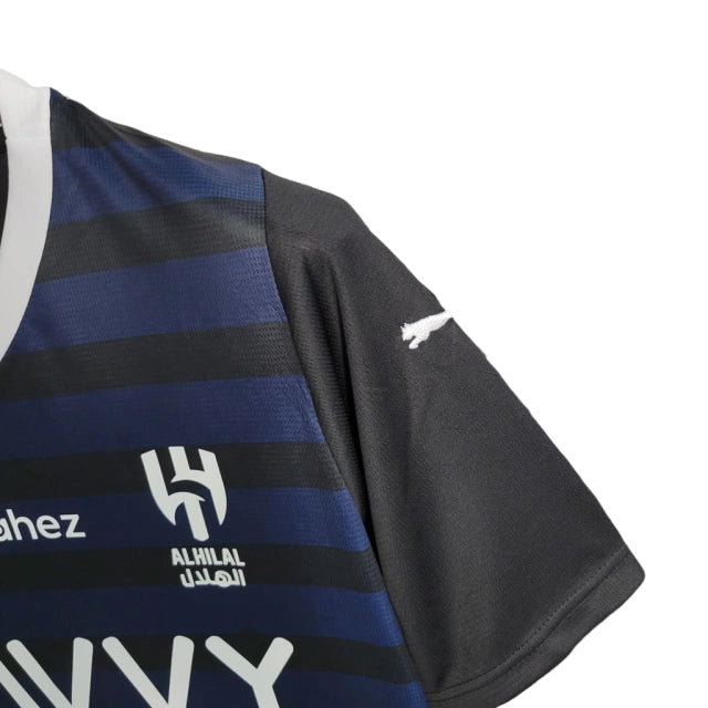 Camisa Al-Hilal III 23/24 - Torcedor Puma Masculina - Azul e Preto