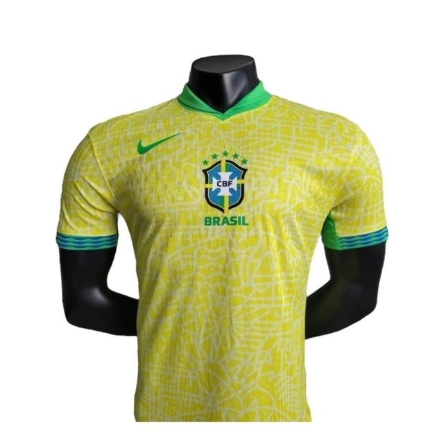 Camisa Seleção Brasileira I 24/25 - Jogador Nike Masculina - Amarela