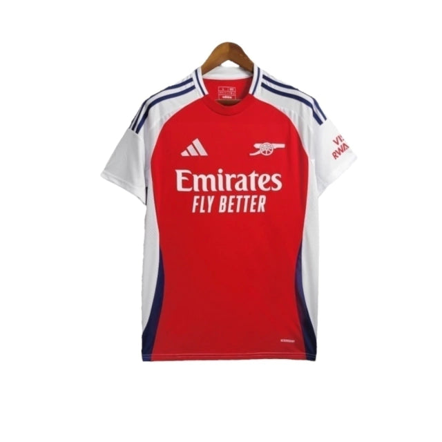 Camisa Arsenal I 24/25 - Torcedor Adidas Masculina - Branca e Vermelha