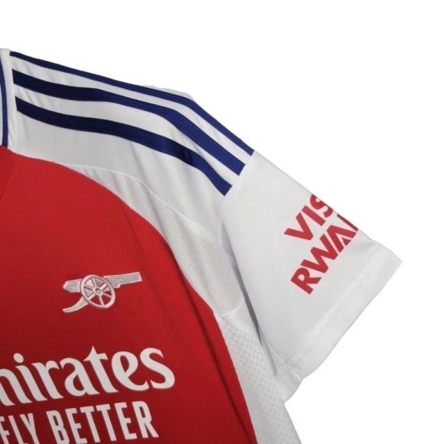 Camisa Arsenal I 24/25 - Torcedor Adidas Masculina - Branca e Vermelha