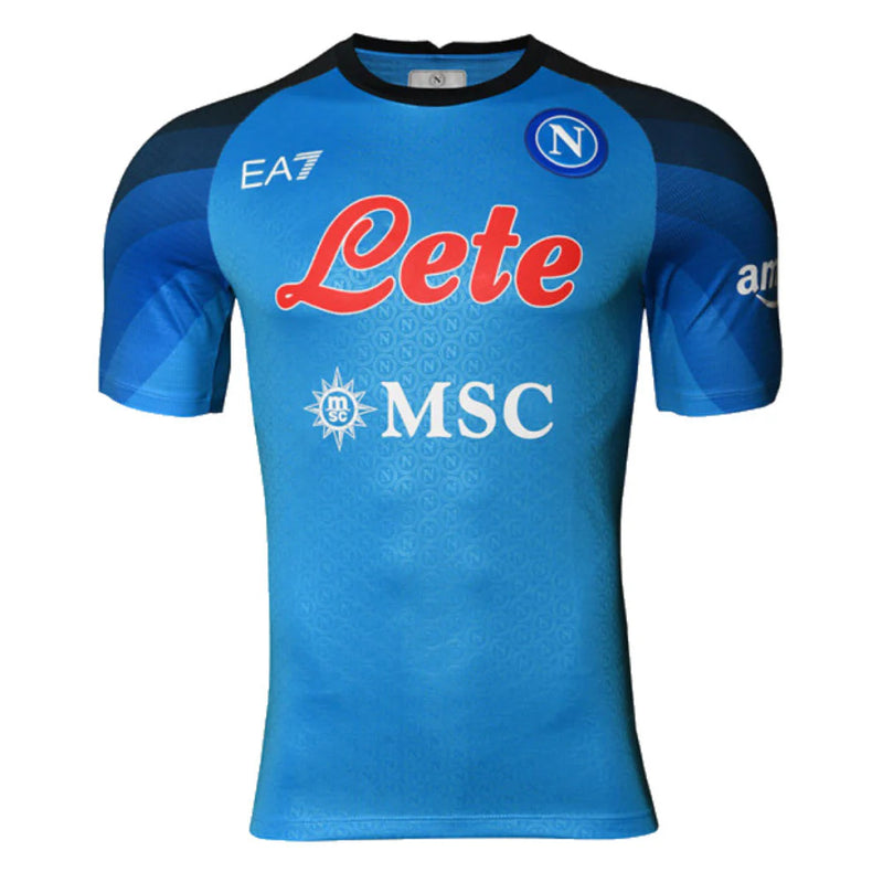 Camisa Napoli Home 22/23 Torcedor EA7 Masculina - Azul