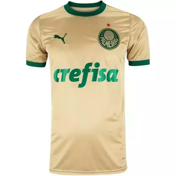 Camisa Palmeiras Torcedor - Temporada 24/25 - Dourada - Crefisa