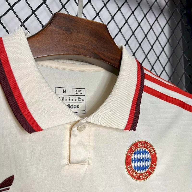 Camisa Bayern Munique III 24/25 Adidas Masculina - Bege