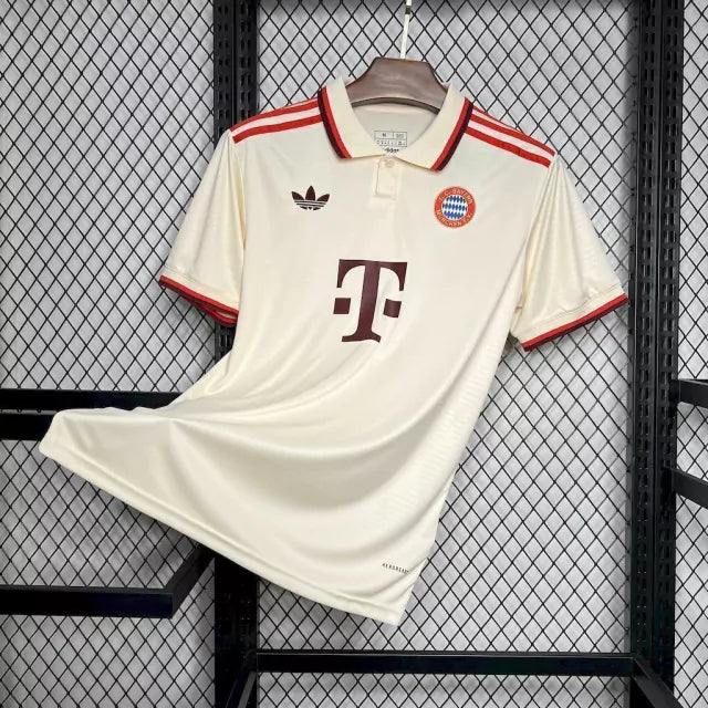 Camisa Bayern Munique III 24/25 Adidas Masculina - Bege