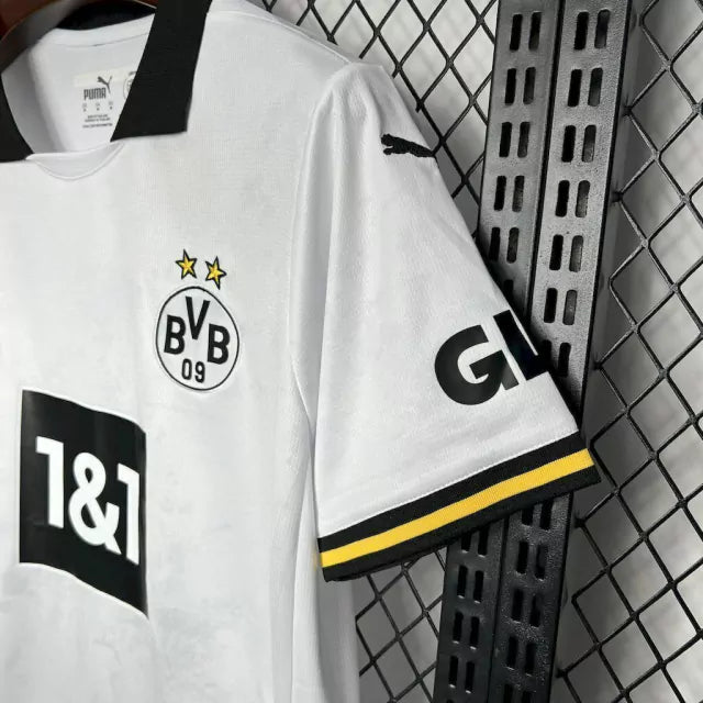 Camisa Borussia Dortmund III 24/25 Puma Masculina - Branco