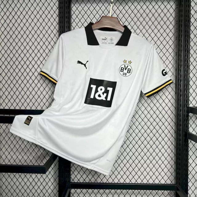 Camisa Borussia Dortmund III 24/25 Puma Masculina - Branco