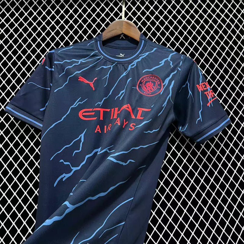 Camisa Manchester City Third 23/24 Puma Masculina s/n° Azul