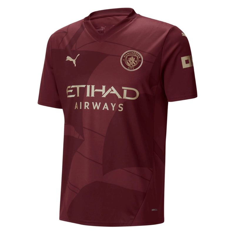 Camisa Manchester City III 24/25 Puma Masculina - Bordô