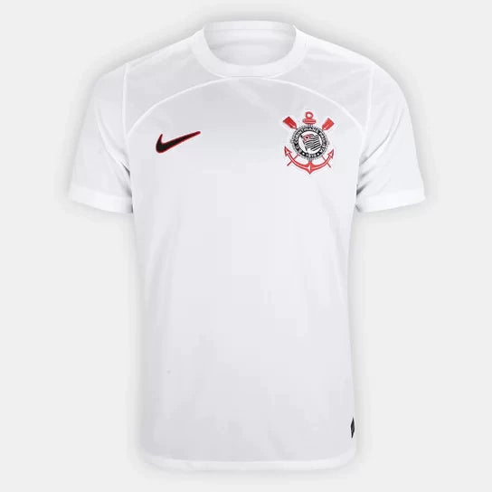 Camisa Corinthians I 23/24 Torcedor Nike Masculina - Branca